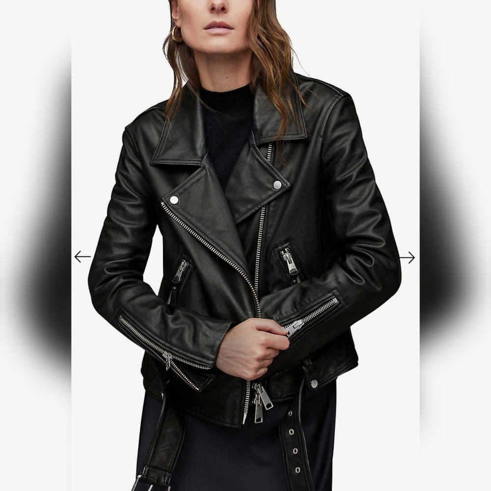 Allsaints Luna Leather Biker Jacket